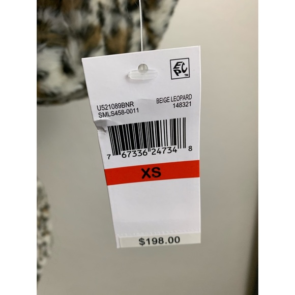 Lucky Brand Animal Print Faux Fur Hooded Jacket - Picture 8 of 10